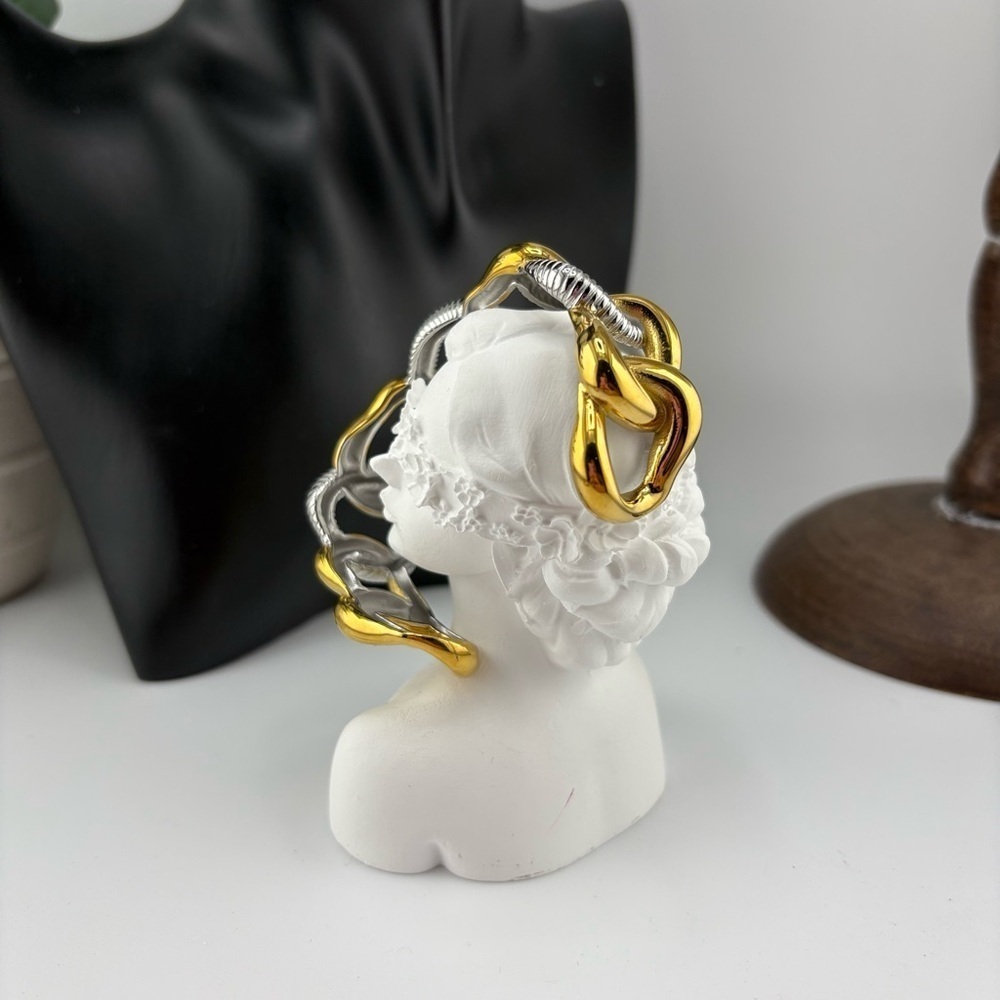 Gold & Silver Chunky Chain Bracelet ✨ - Picture 5 of 10